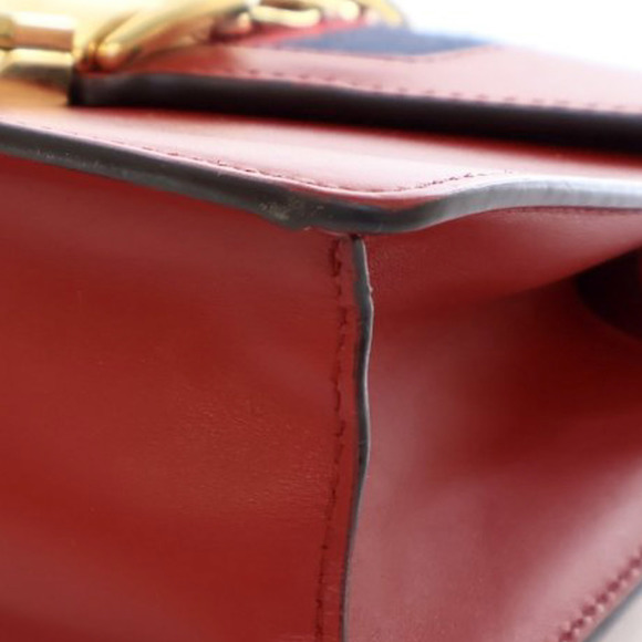 Pre-Loved Gucci Mini Calfskin Sylvie Satchel - Picture 9 of 12